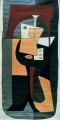 Guitarra sobre mesa pedestal 1920 cubismo Pablo Picasso